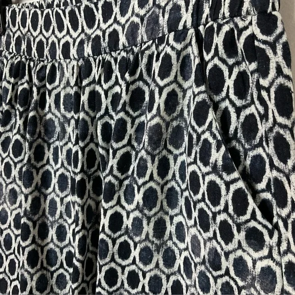 LOFT lot of 2 Leopard Print & Geometric Skirts - Linen and Cotton blends *Coupon - Picture 8 of 15